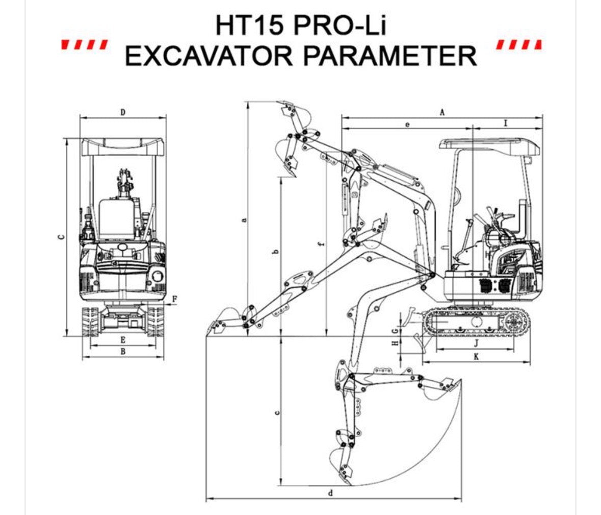 Mini pelle HT15 Li