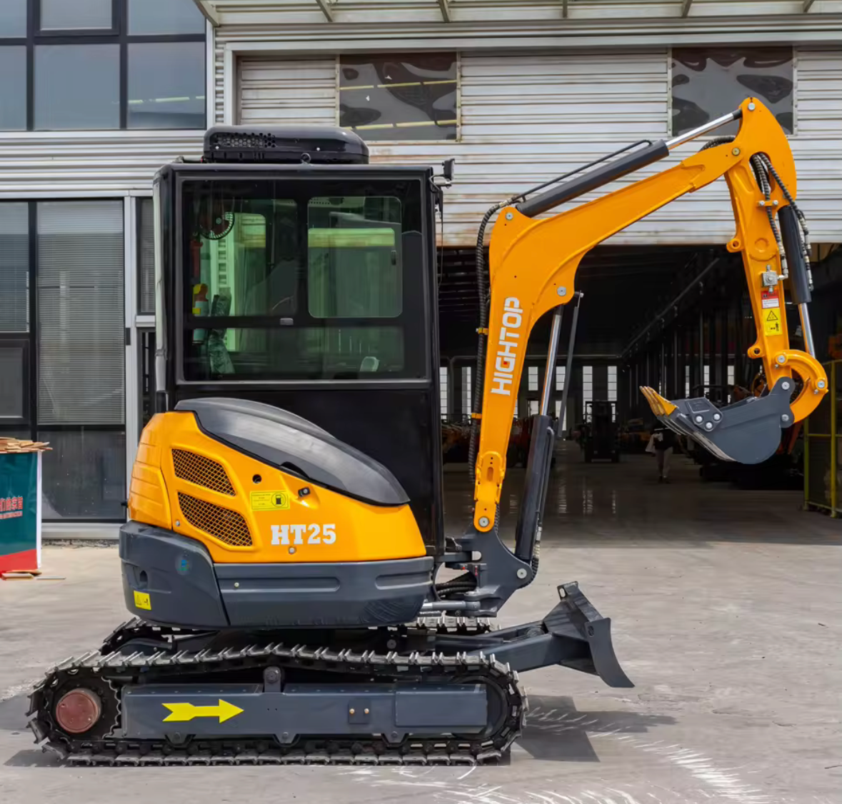 HT25 Minibagger mit festem Fahrgestell